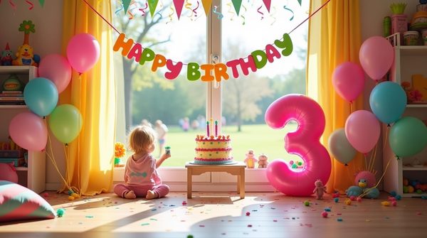 Des idées de décoration pour un anniversaire de 3 ans amusant